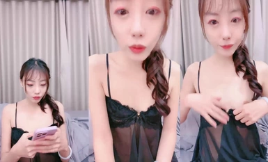 高顏值白虎主播@甜甜的少女(日式乖巧女優)尺度福利秀 (5)