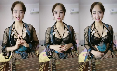 Good-looking guzheng dancer @Sister’s bestie standard welfare show (8)