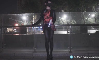 Waria berwajah tinggi @西西(xixiyaxixi) koleksi 4K pendedahan skala (16)