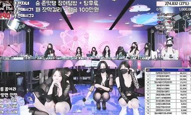 韩国BJ女团【Jinricp】裸舞直播秀(3)