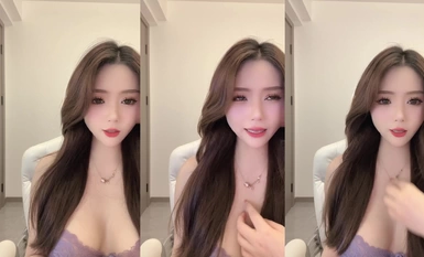 Ang busty anchor Pineapple Fuxue ay may magandang hitsura at magandang katawan