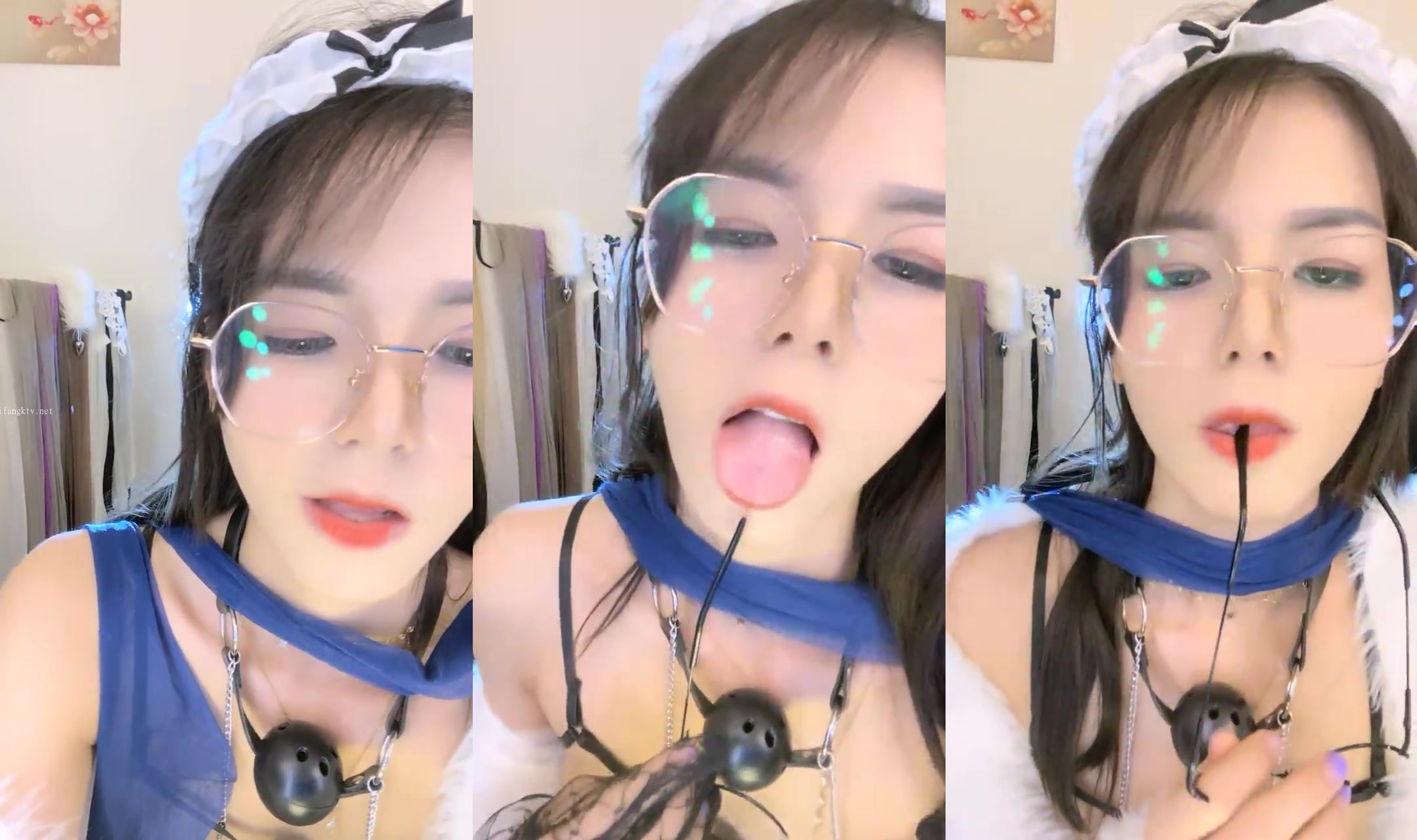 主播【噴水原味姐 】人氣尤物顏值女神，模特身材，天生淫娃騷出天際，情趣發騷道具自慰 (3)