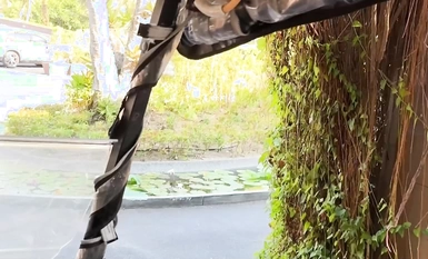 Xiweisha red model Motegi Kiko's exposure video taken while traveling in Phuket (2)