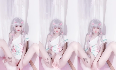 推特极致反差萝莉【小灵酱】自摸插穴BB超粉嫩各种COS合集(1)