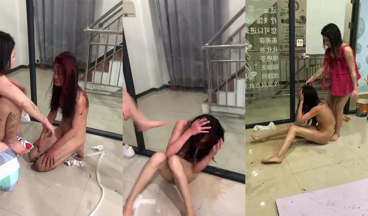 Stripped naked by bullies