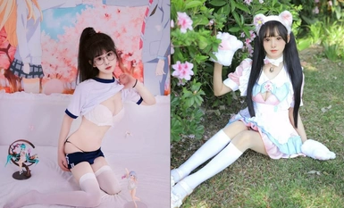 推特可欲可甜COS嫩妹，上海深圳美少女【吸酱】线下可约各种性服务自拍(1)