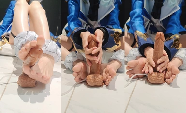 推特小琪琪文文原神水神芙宁娜模拟足交