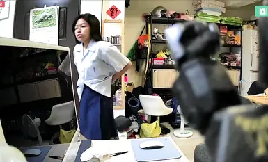 2024-05-01_臺北家庭監控_[內衣內褲全裸]_姐姐起床換衣服_全家輪流洗澡