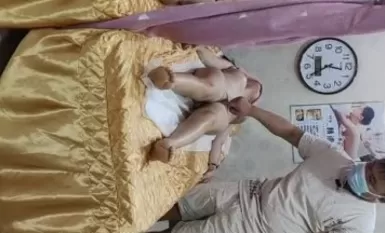 4P คั่นด้วยม่าน นวดครั้งแรก แล้วมีเพศสัมพันธ์ โต้งระเบิดในตำแหน่งต่างๆเพื่อรับใช้หญิงสาว