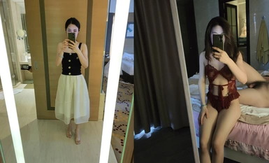 Jinjiang Wanda [Xiaoxiao], the lady with face-showing glasses, provides a full set of high-end club Wanwan-style services for guests to take selfies with various items (1)