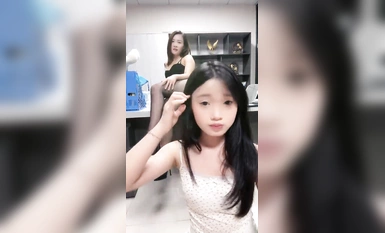 【白领也疯狂】风骚小姨带侄女办公室发骚大秀(3)