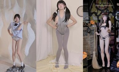 b站宅舞up主【咬一口兔娘】裸舞46部合集，90分钟粉丝珍藏版，全裸露脸露三点裸舞，宅舞，脱衣舞(5)