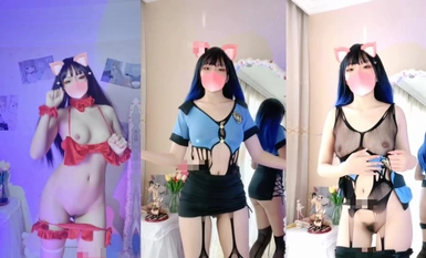 Twitter's best welfare girl, the sweet and salty goddess [Xiao Xianyun] latest October new series video customization, nude dance, props crape myrtle, psychedelic electric drum promotion story (1)