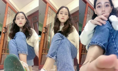 A collection of good-looking silk-footed lady@豆满月 insulting and extracting the essence (5)