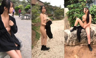 福利姬浆果儿-人前露出挑战全裸调戏路人_02