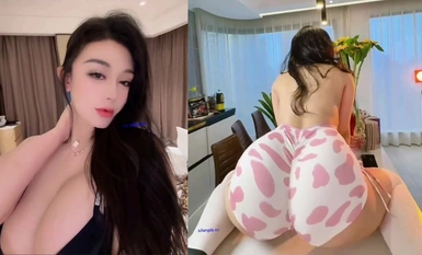 A collection of Douyin busty model internet celebrity @跷伊gbao's works in scale