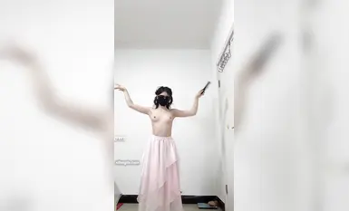 一字馬白虎舞姬@大胖 古風抖音風裸舞合集 第二彈 (13)