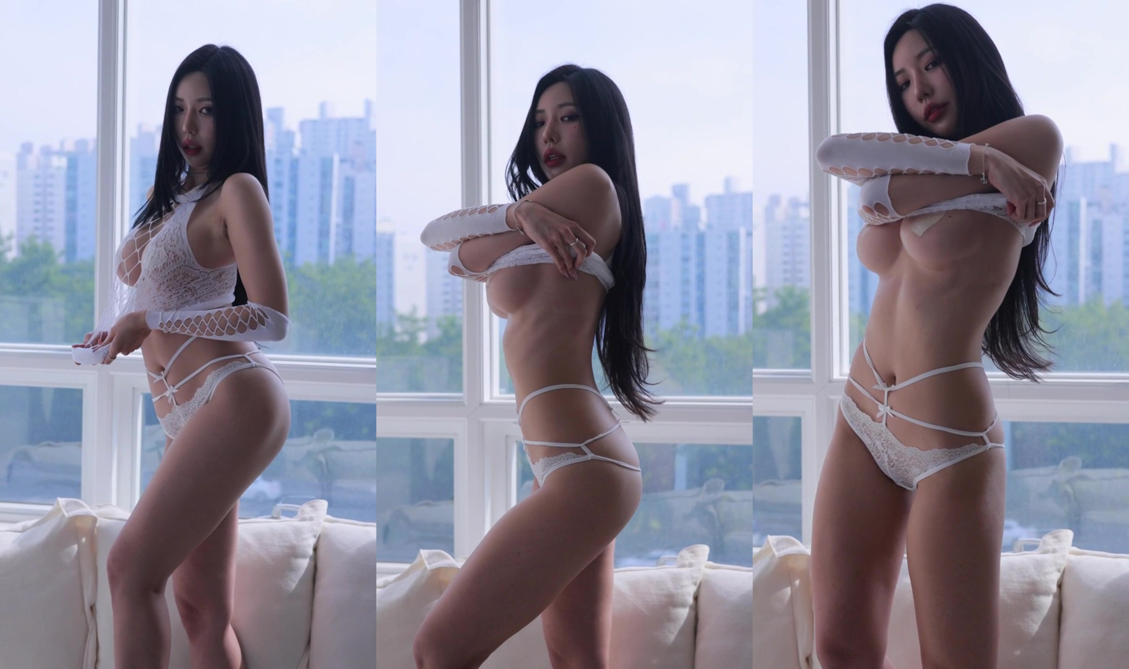 Korean busty model @Dongeurans temptation photo works 3 sets of  ultra-clear original versions (10) -AVJB