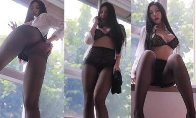 Người mẫu ngực lớn Hàn Quốc @ Dongeuran Ảnh cám dỗ tác phẩm 3 bộ phiên bản gốc cực rõ ràng-cô gái văn phòng (7)