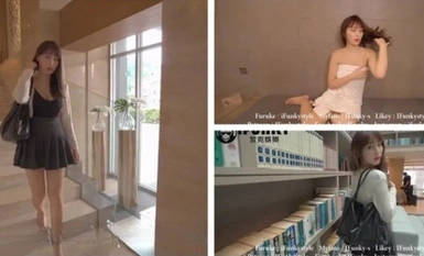 打野《露天风吕》台湾北投女子气质巨乳美女-LULU