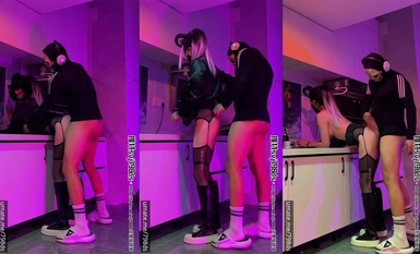 超顶性感反差情侣【svj798ds】✅模特身材大长腿小女友在厨房被哥哥后入翘臀，各种姿势轮番上阵全程被干娇喘不止 2