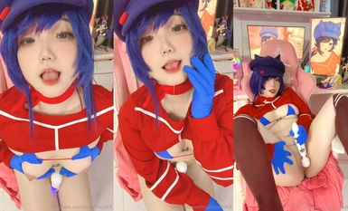 [Mga bagong produkto noong Enero 2025] Mukha ng sanggol, masiglang welfare na babae [Nyanchan] Bagong Taon na trabaho, mahalay na tattoo anal plug, masturbation squirting, cheongsam sex, mukha at butas sa parehong frame (3)