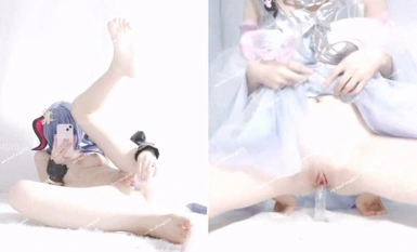 The best-looking pure loli "Koike Rina" welfare private photo pure contrast little slut tight pink pussy wet sticky juice, likes this kind of obedient and slutty look (8)