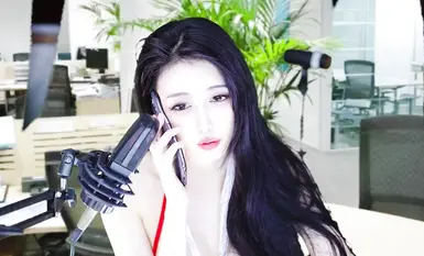 NetEase CC sexy anchor [Bai Yaoyao] stand-up comedy [Bai Secretary's Promotion] 2K original image quality, self-directed and self-acted, bold talk, seducing the boss, props masturbation (9)