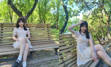 A girl who just graduated from a normal college in Dazhou took a selfie with her boyfriend in a rental house