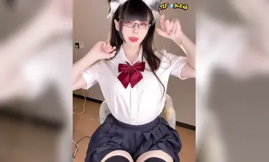 [cos masturbation uniform black silk..] pure desire cat ears