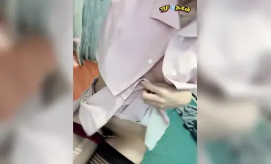 [Dirty words to seduce the contrast bitch] The contrast nurse pretends to be slutty