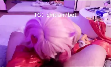 [Latest in February] Salty and sweet COS like a female Bodhisattva [Chitianchitian1] Paper airplane paid benefits, various face-showing hand-mouthed sex (1)