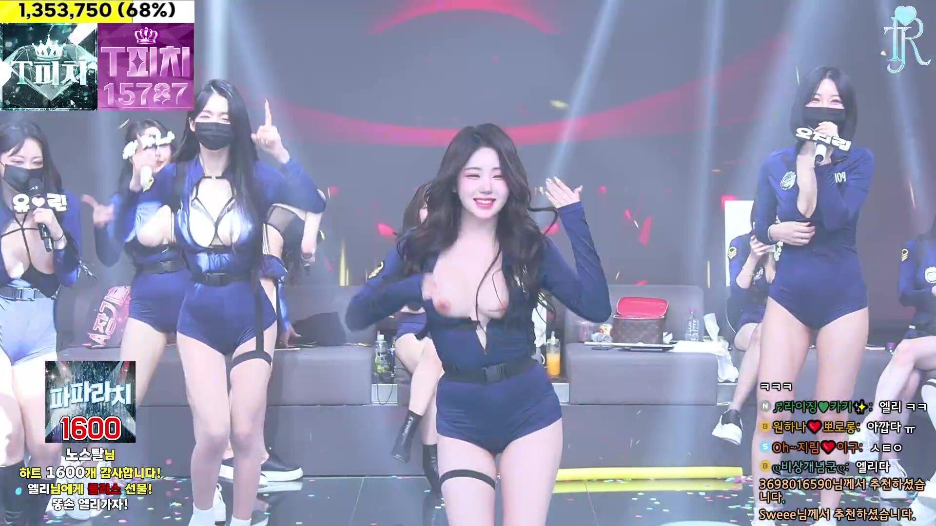 BJ 스트립티즈 그룹 진리프 시즌4 6화의 정점을 보여주는 장면이에요