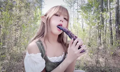 kittyxkum 2025.4.7 The outdoor elf girl adventure is so tiring, maybe she will feel better after a rest~