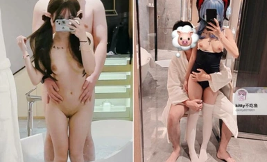 Loli harimau putih terbaik di Twitter "Kitty Tidak Makan Ikan" Ziwei, yang melakukan split, dilatih oleh protagonis lelaki dan sangat patuh! Perempuan jalang humanoid yang sangat comel telah disetubuhi dan dipanggil ayah (1)