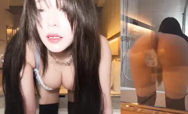 【Yちゃんycancan】Yちゃん 신작♥️풀페이스 공개! 기다리게 해서 죄송합니다...! 욕실 자위행위!